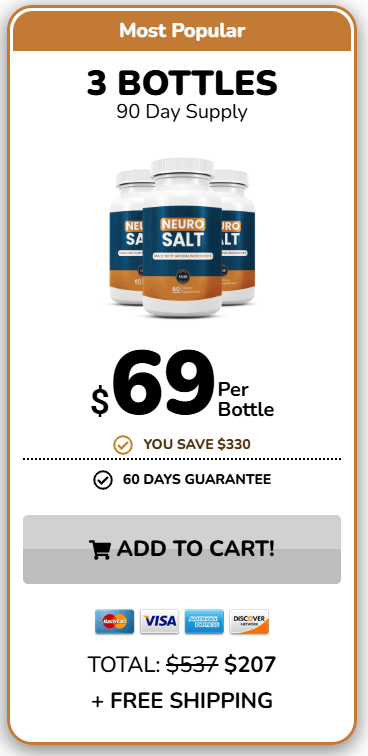 neurosalt 3 bottles price